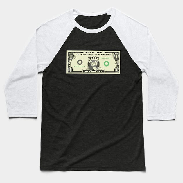 One Dollar Boognish in the United States of Ween Baseball T-Shirt by brooklynmpls